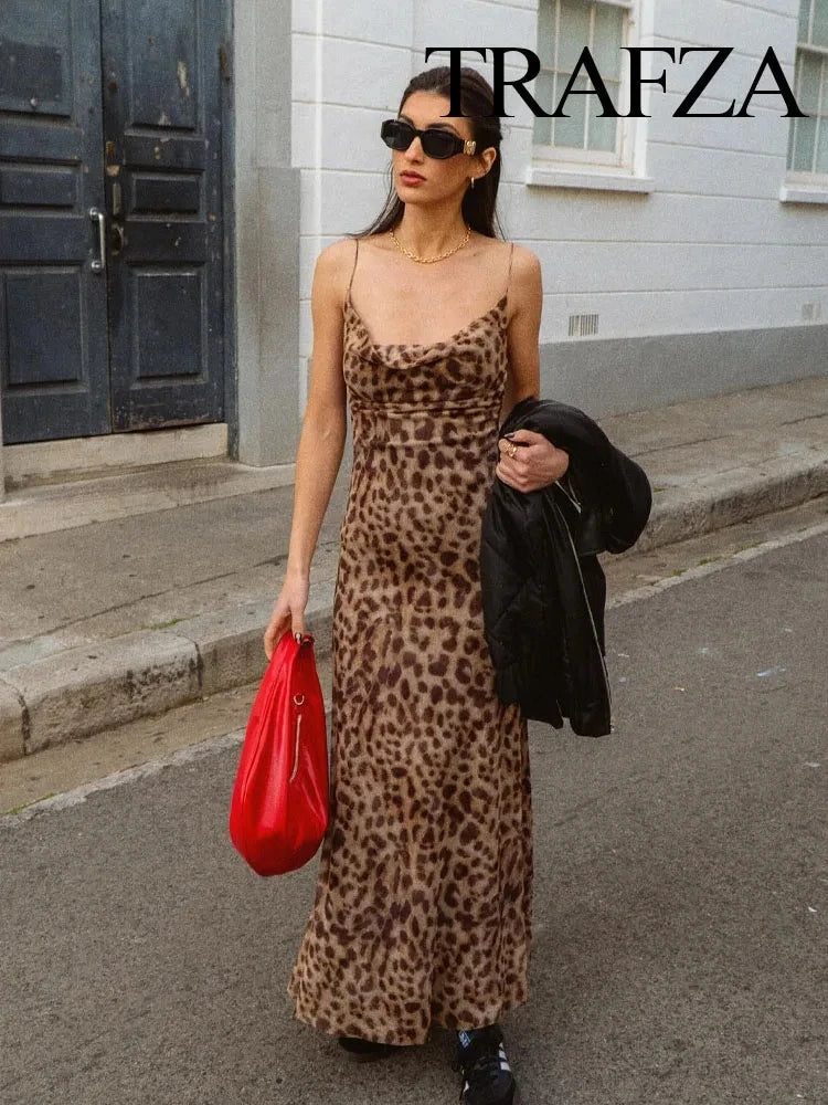 Vestido Trafza Leopardo